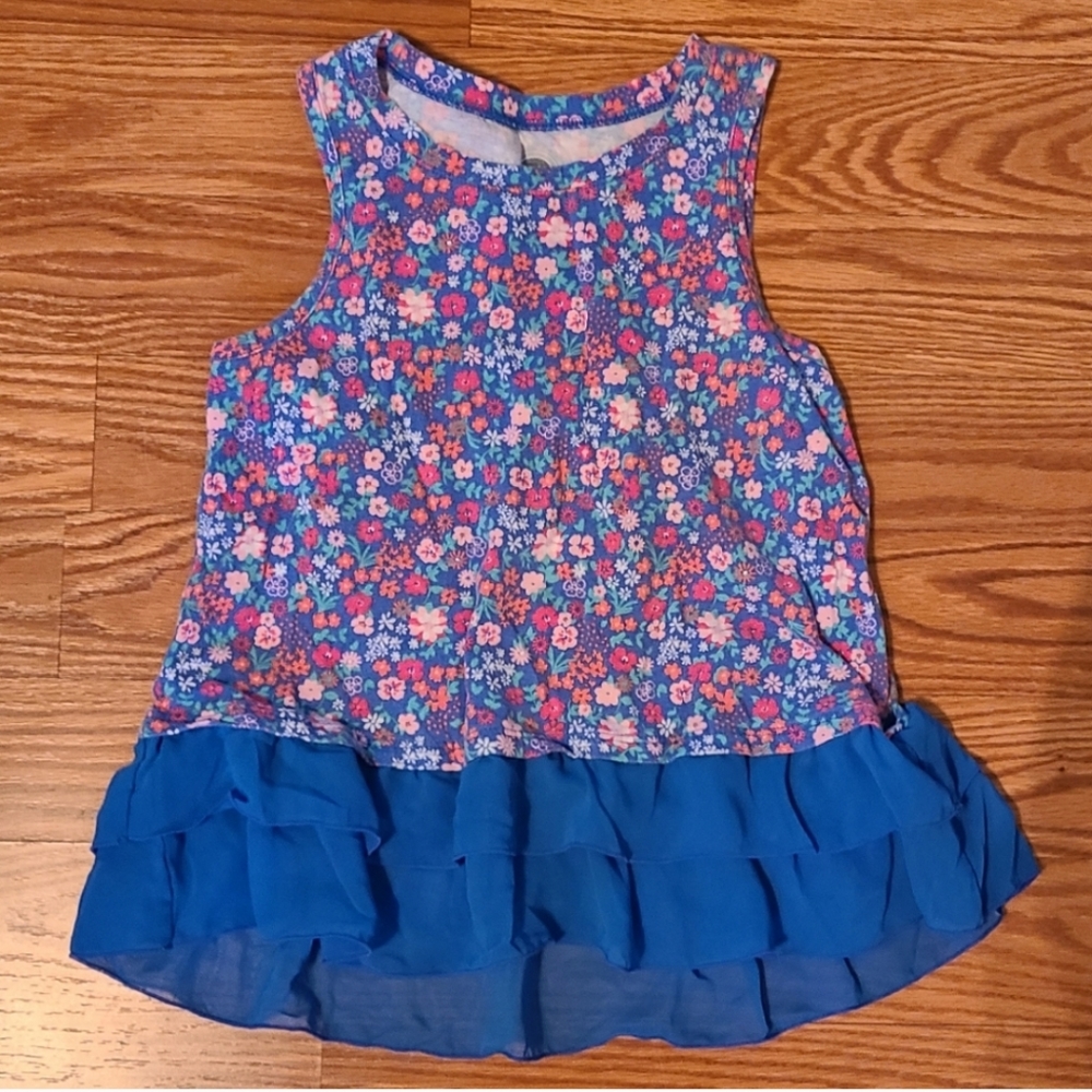 🌸 Floral Summer Top – Girls M (7/8)
